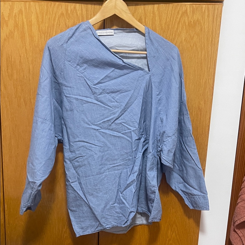 Casual Blue Women's Top